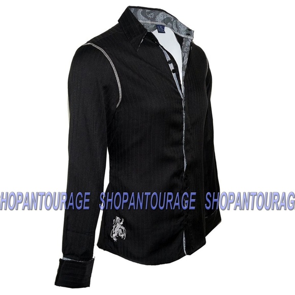 English Heroes EHW109B L/S Button Down Shirt - Picture 2 of 4